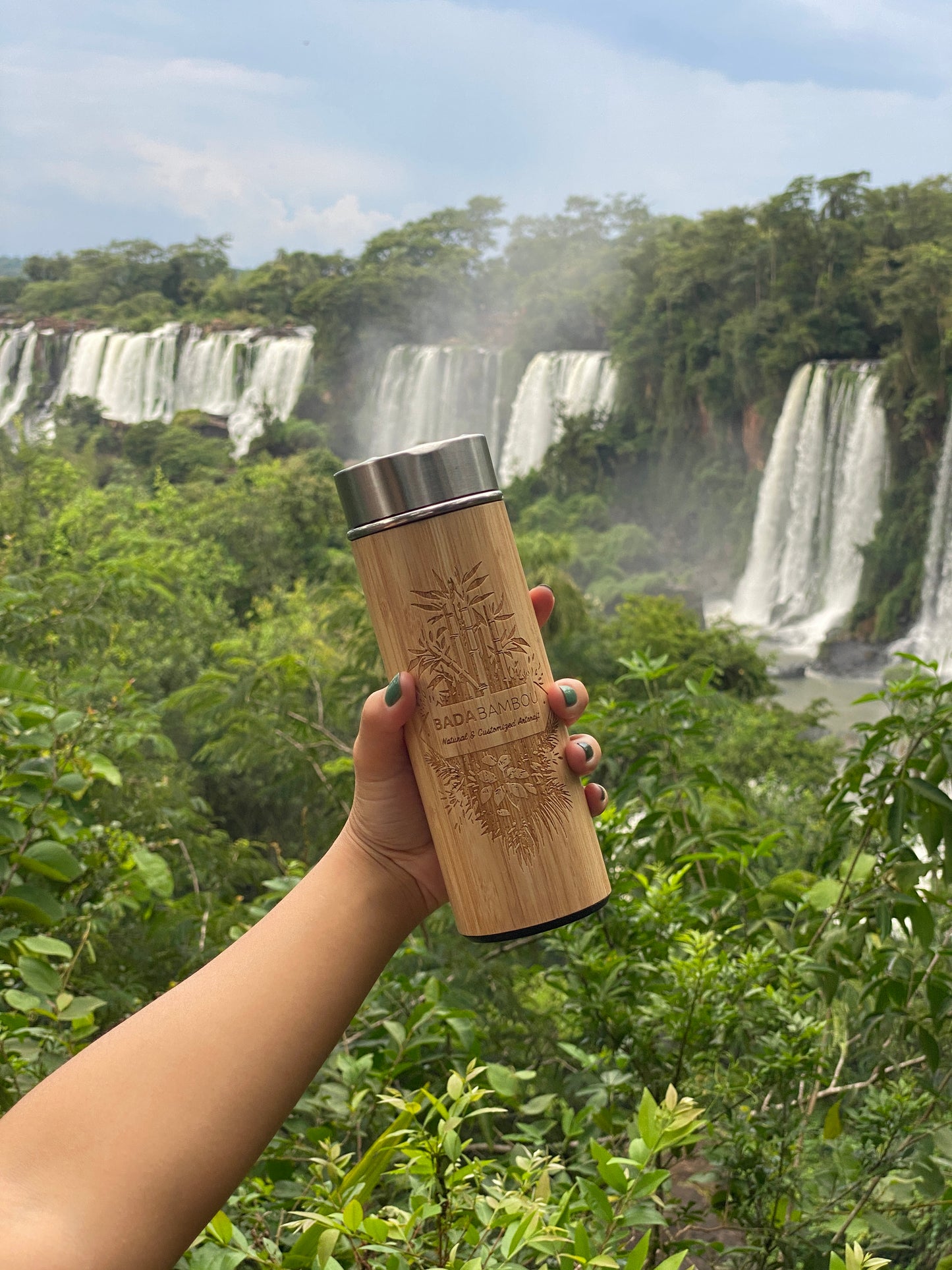 Gourde Thermos en Bambou