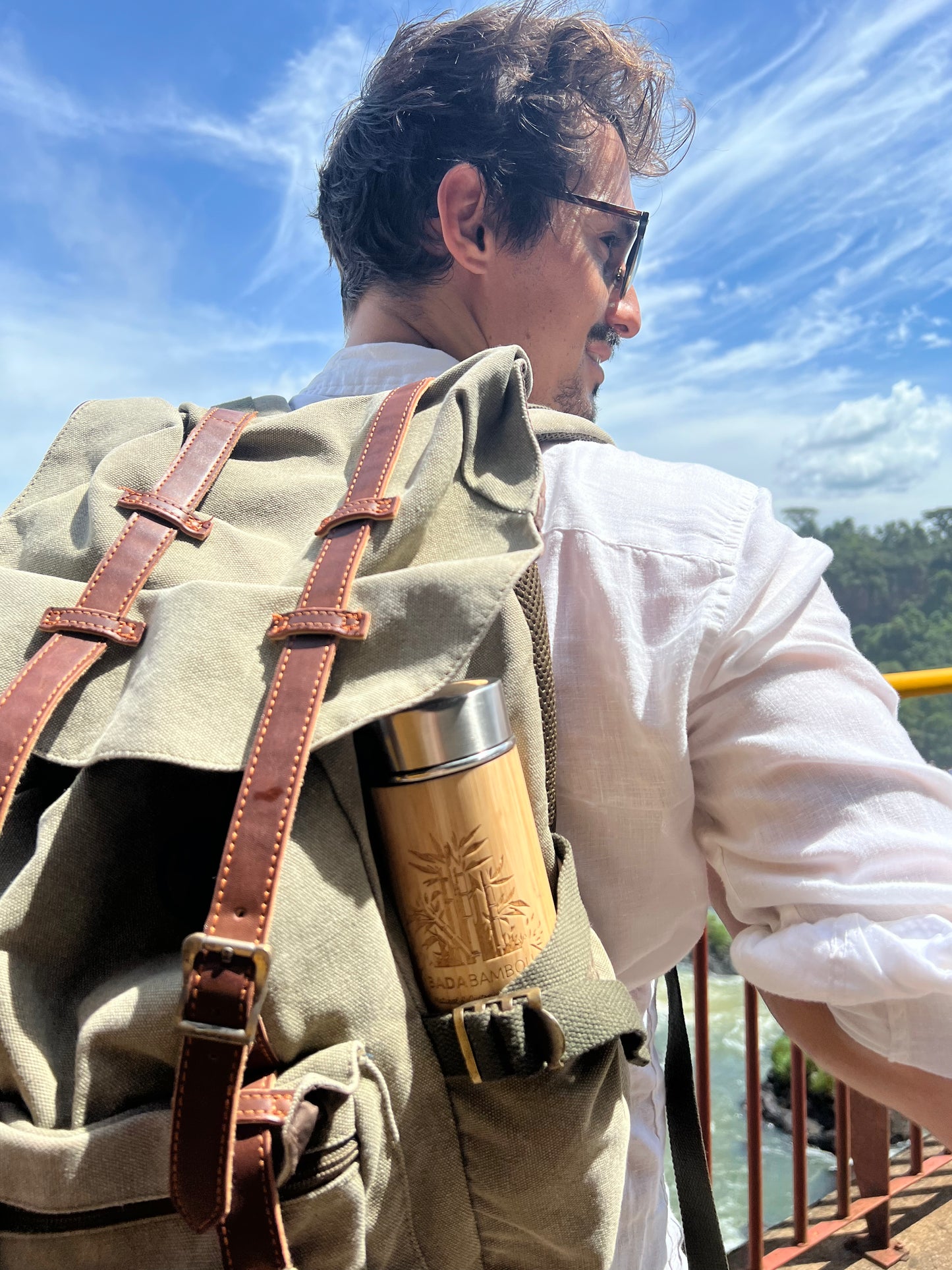 Gourde Thermos en Bambou