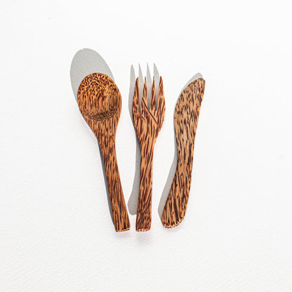 Couverts en Bois de Coco