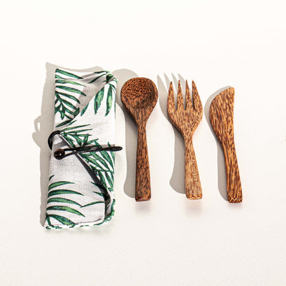 Couverts en Bois de Coco