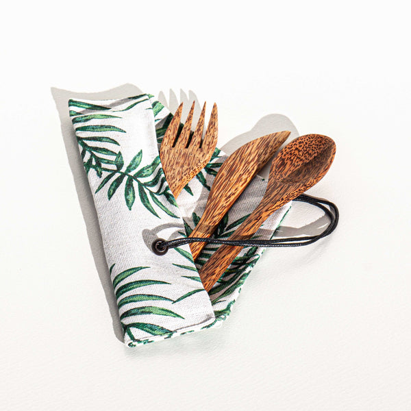 Couverts en Bois de Coco
